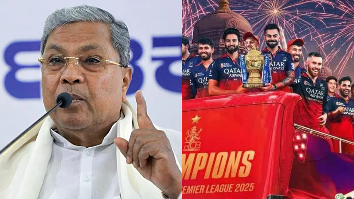 Karnataka Chief Minister Siddaramaiah and RCB / X-Platform