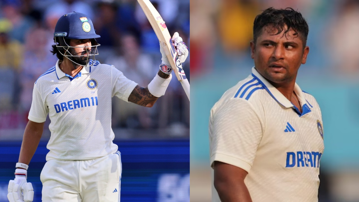 KL Rahul and Sarfaraz Khan (Image Credit: X-Platform)