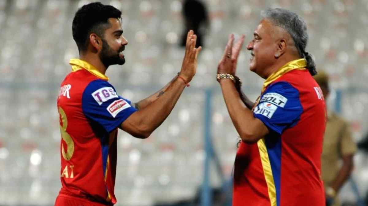 Virat Kohli and Vijay Mallya
