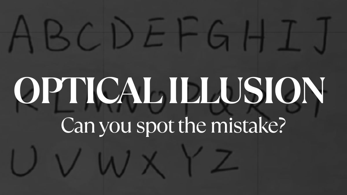 Optical Illusion Optical Illusion: Can You FIND The Mistake In 8 Seconds? Take The Challenge Only If You Are Calm Enough!