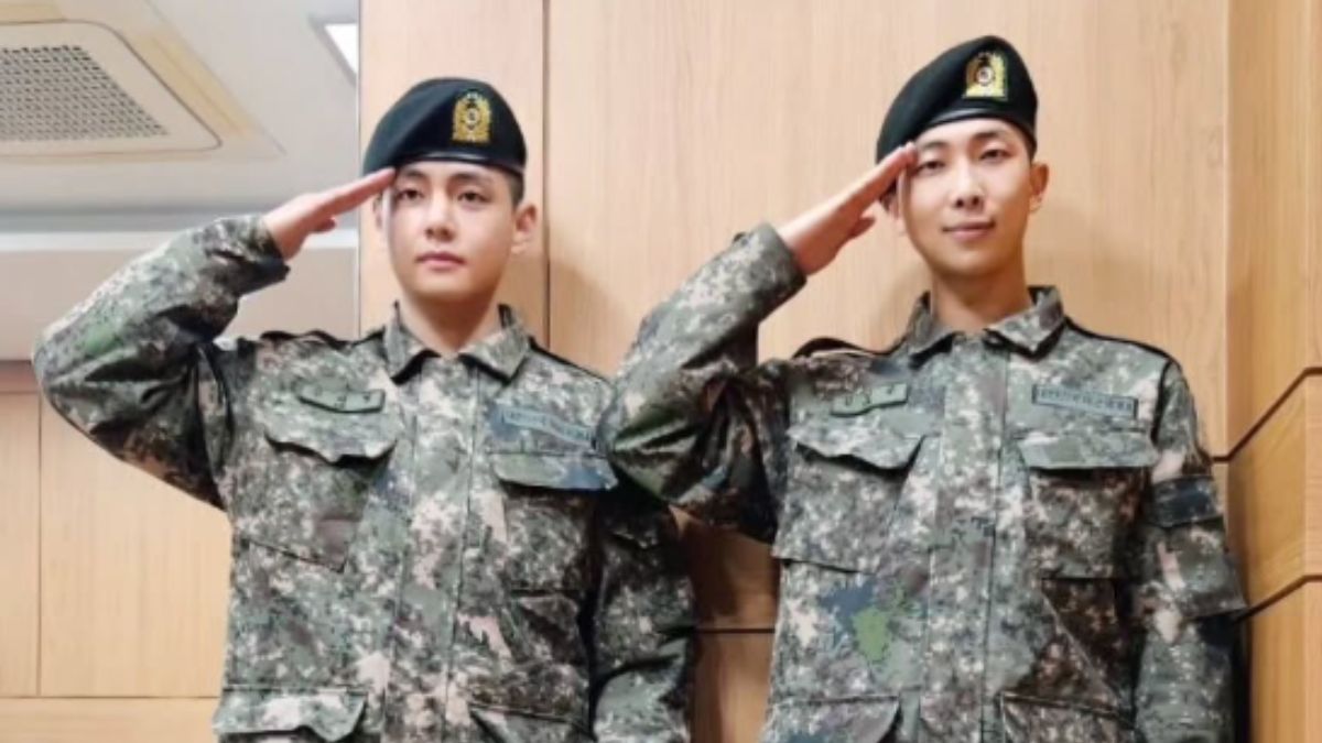 BTS' V and RM's military discharge