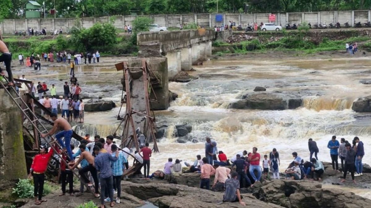 Pune Bridge Collapse: People Standing In Middle Were Swept Away, We Fell On Stones": Survivor Recalls Fall From Indrayani River Bridge