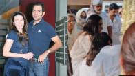 Karisma Kapoor Attends Sunjay Kapur’s Funeral In Delhi With Children Samaira And Kiaan, Pays Floral Tribute