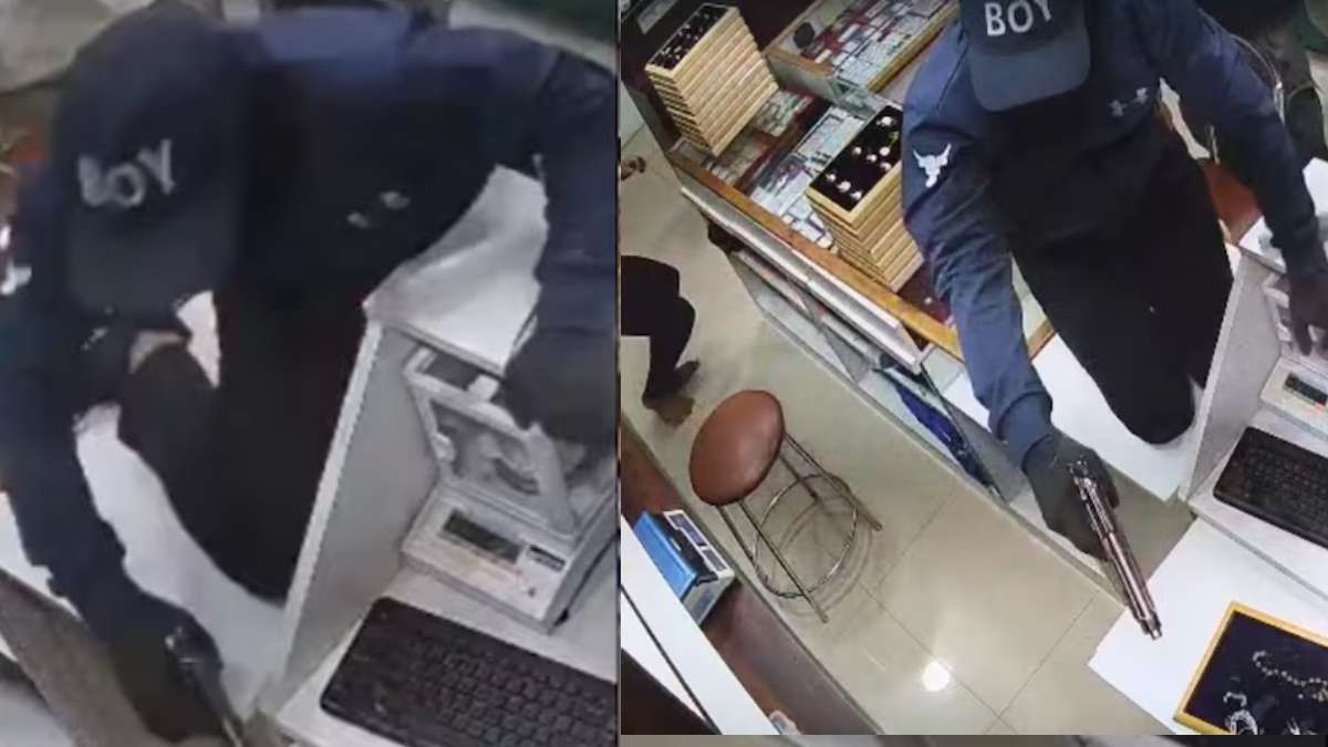 Bangalore Jewelery store loot Bangalore Jewelery store loot