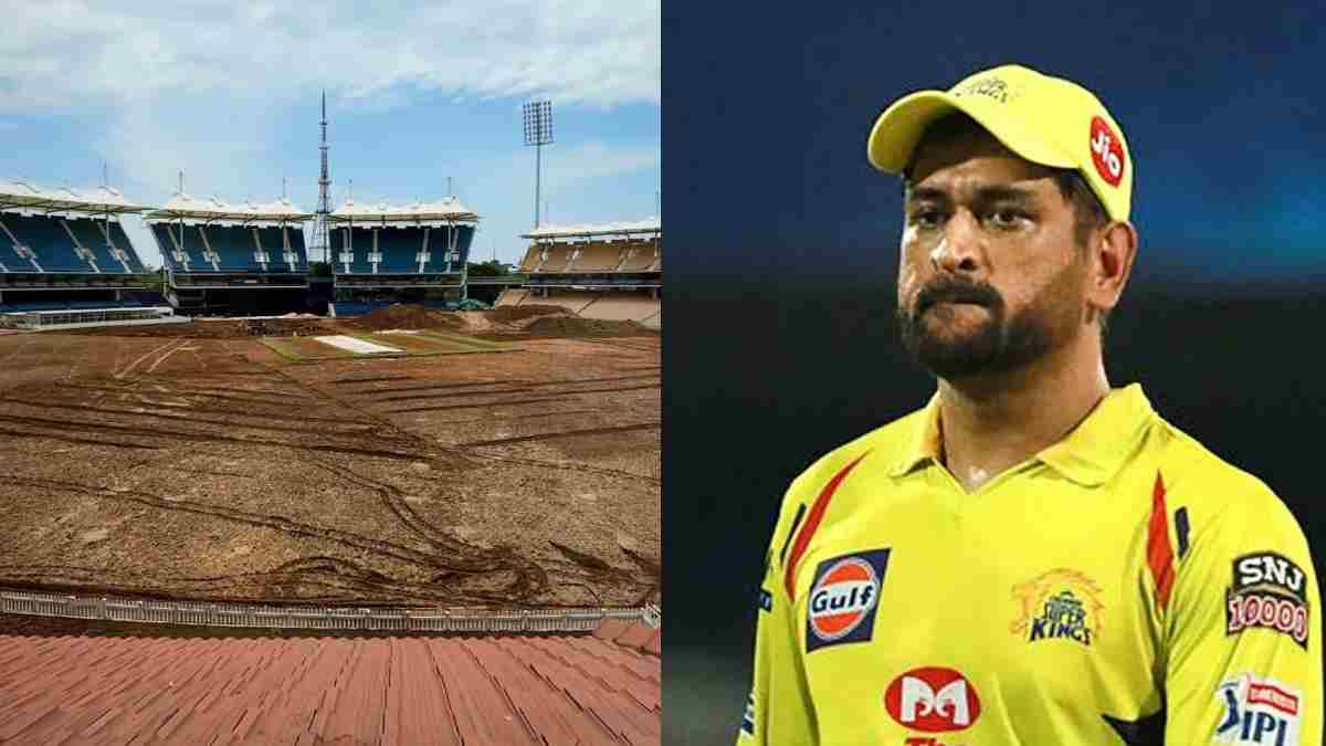 Chepauk Stadium is being renovated