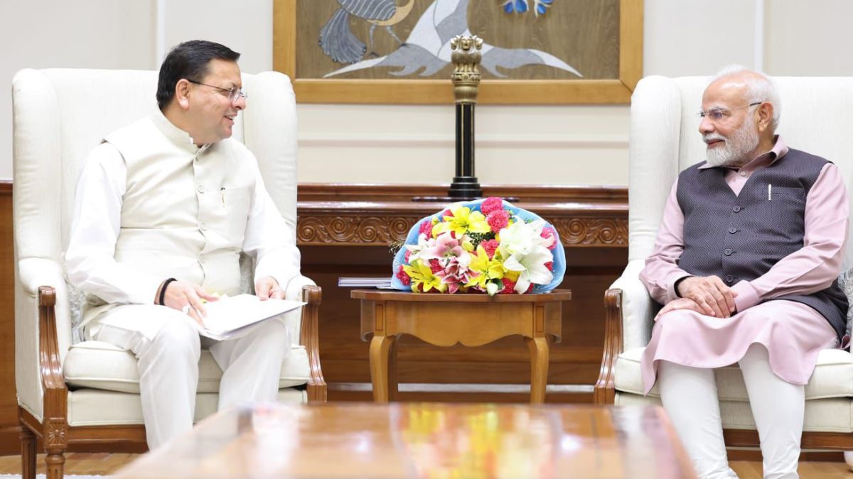 CM Pushkar Singh Dhami Meets PM Modi, Seeks Guidance For Uttarakhand’s Growth