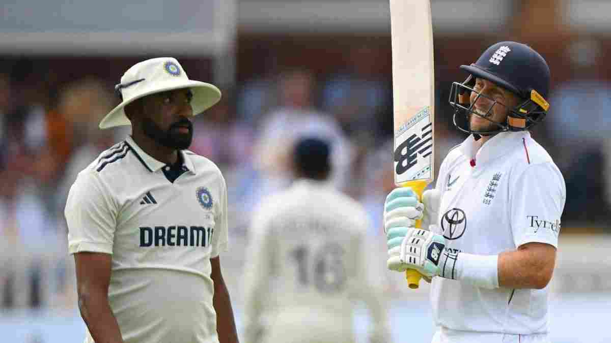 Joe Root was giving a controversial not-out in Mohammed Siraj's over