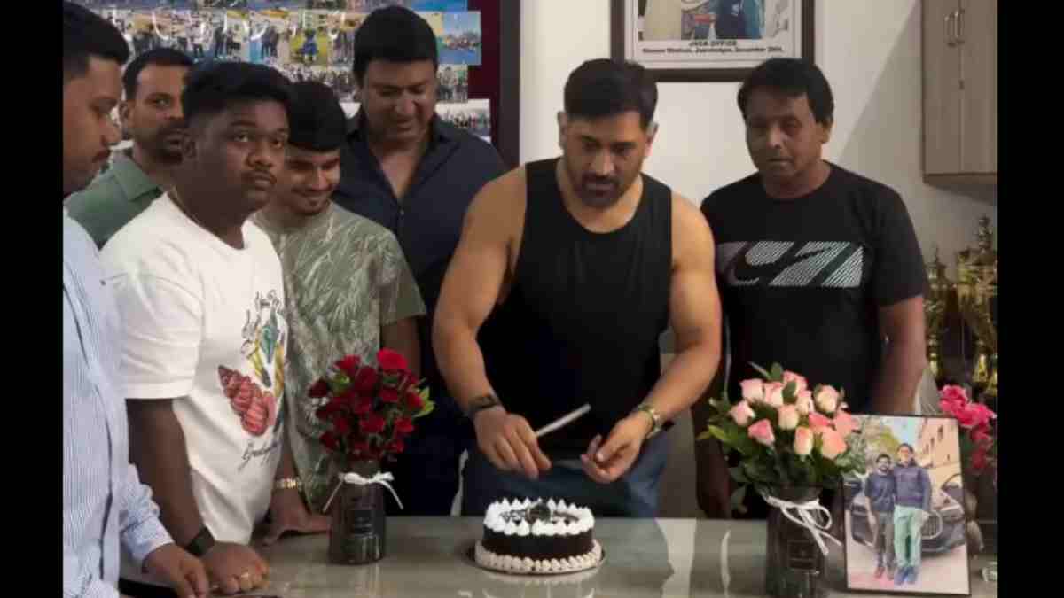 MS Dhoni celebrates his 44th birthday
