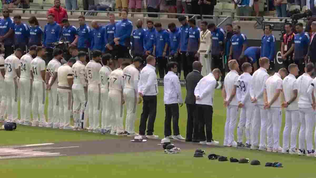 एजबेस्टन में दूसरे टेस्ट में भारत और इंग्लैंड के खिलाड़ी काली पट्टी क्यों  बांधे हुए हैं? जानिए News24 -