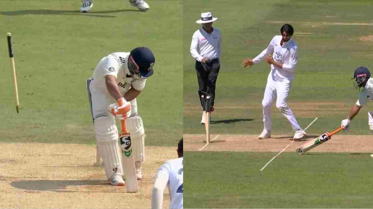 Rishabh Pant bowled by Jofra Atcher in 2nd innings after a heart breaking runout in 1st innings