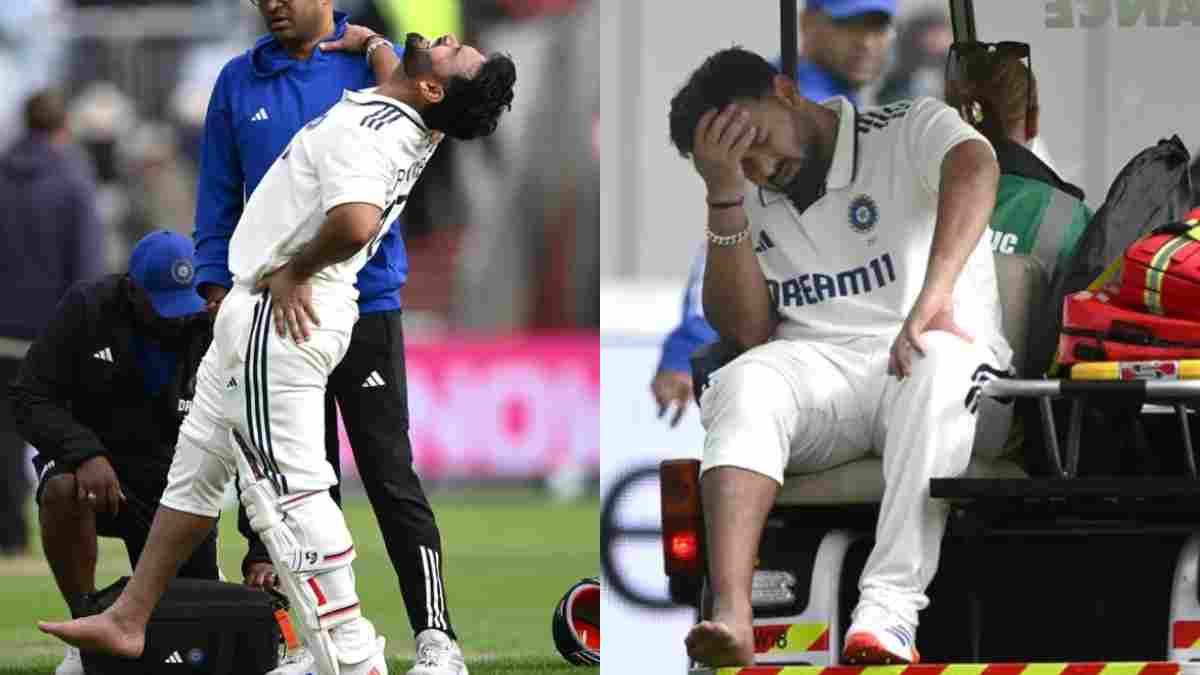 Rishabh Pant faced serious injury on foot while batting in first innings of 4th Test