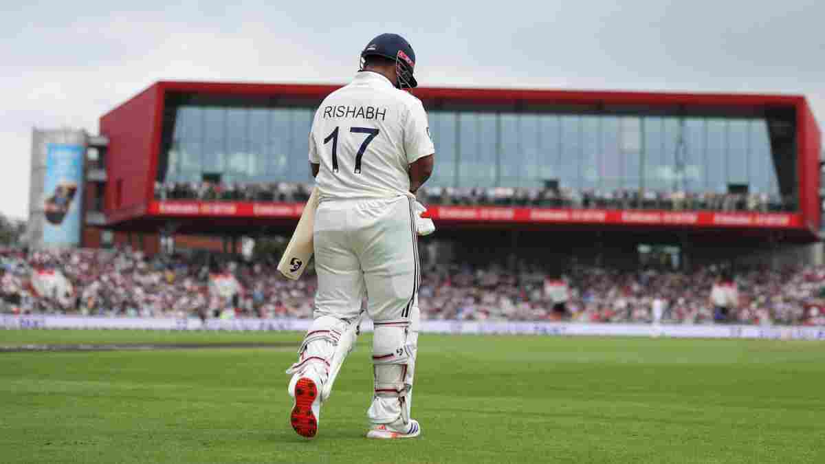 Rishabh Pant played on day 2 with fractured toe
