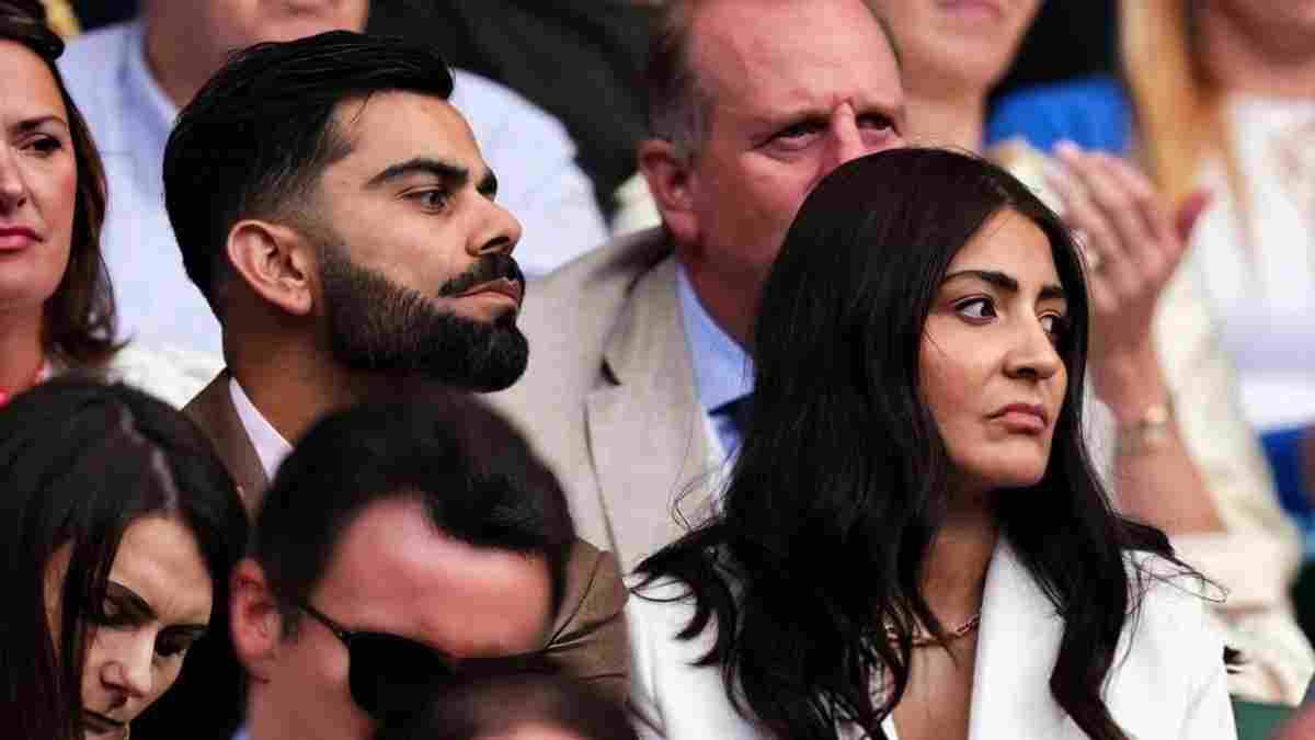 Virat Kohli and Anushka Sharma at Wimbledon 2025