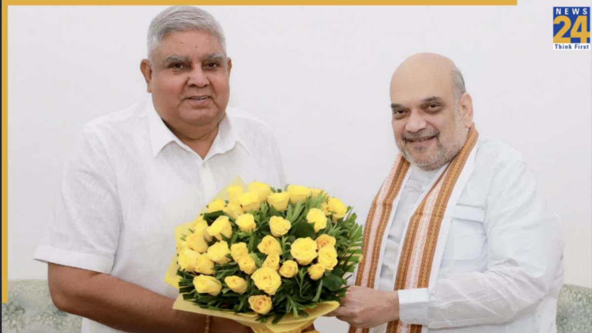 'Don't Stretch It Too Much': Amit Shah On Former Vice President Jagdeep Dhankhar's Resignation