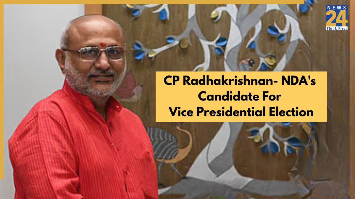 Vice Presidential election: NDA announces Maharashtra Governor CP Radhakrishnan As Its Candidate