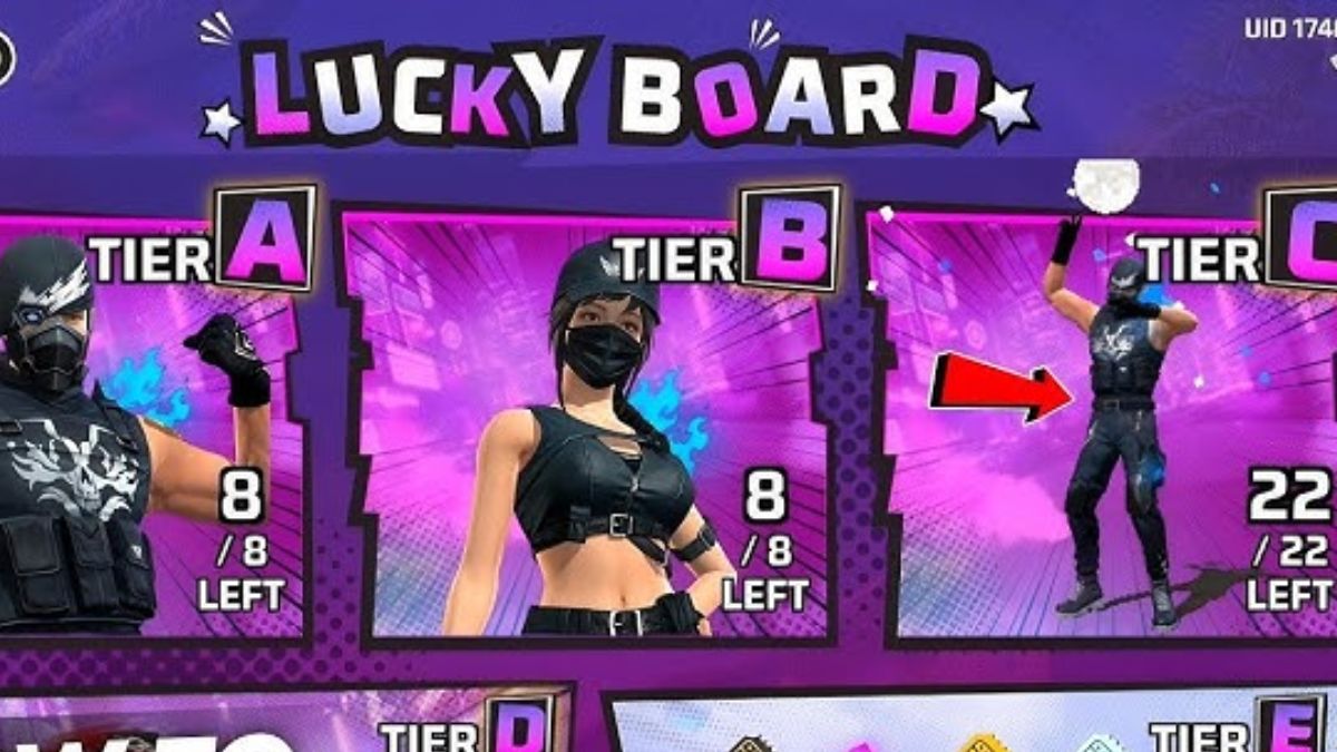 Free-Fire-Max-Lucky-Board-Event Free Fire Max: Lucky Board Event Now Live! Get Rare Sharp Tactician Bundle And More Rewards-1-2-3