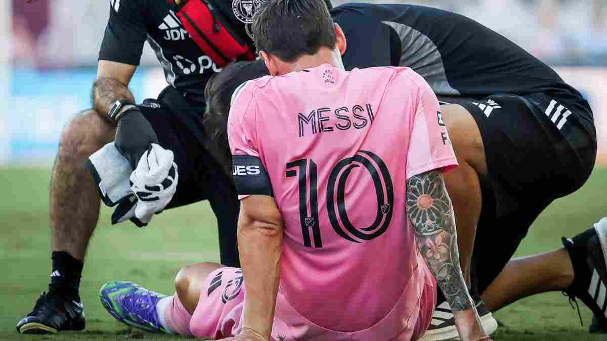 Lionel Messi injured