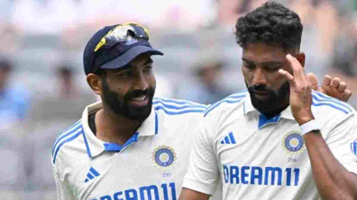 Mohammed Siraj and Jasprit Bumrah