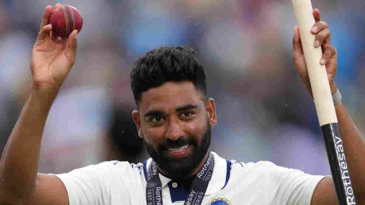 Mohammed Siraj took a fifer in the fifth Test against England