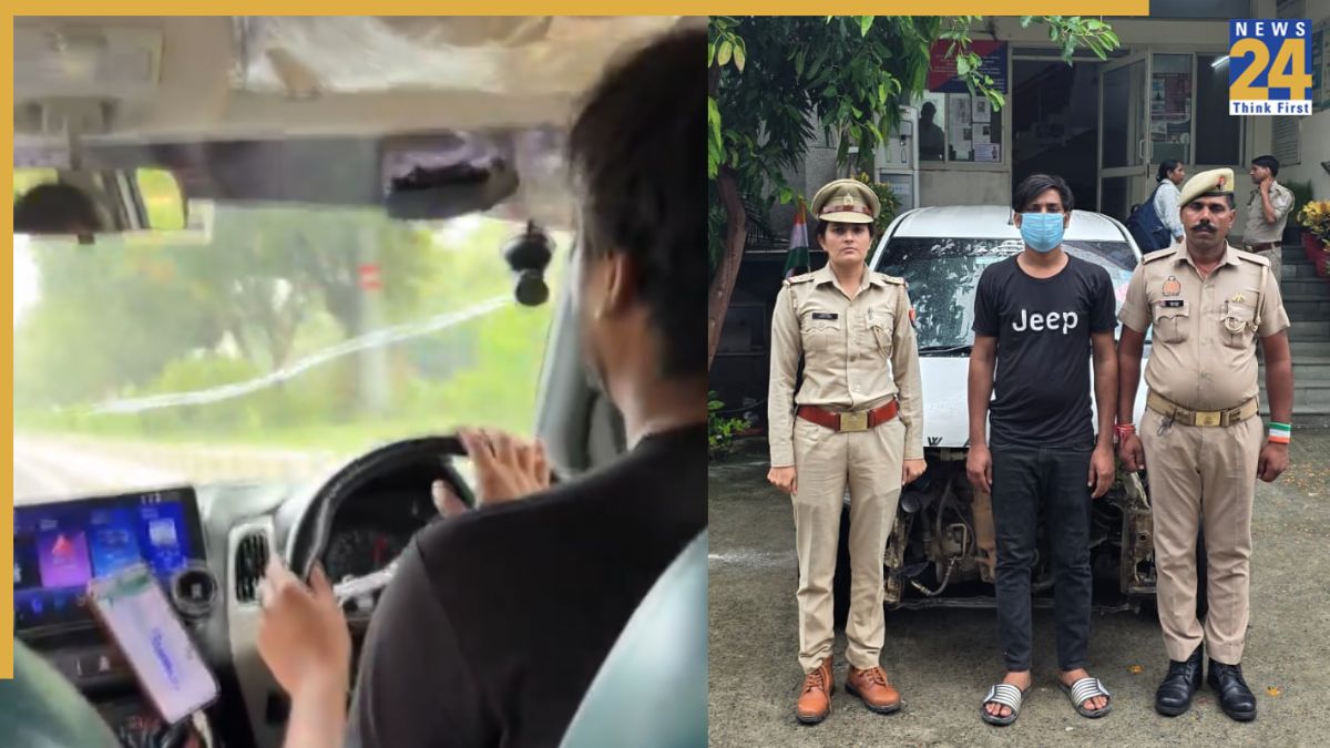 Noida Family's Taxi Ride Turns Terrifying As Driver Speeds To Evade Police; Arrested After Viral Video Sparks Outrage Noida Family's Taxi Ride Turns Terrifying As Driver Speeds To Evade Police; Arrested After Viral Video Sparks Outrage