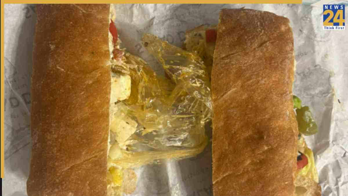 Viral: Noida Man Finds Plastic Glove Stuffed In Sandwich From Delhi Eatery; Internet Horrified!