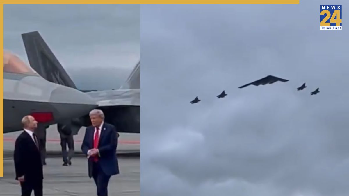 Putin Viral Video: Putin Looks Up As B-2 Bomber Thunders Over His Head In Trump’s Display Of Might