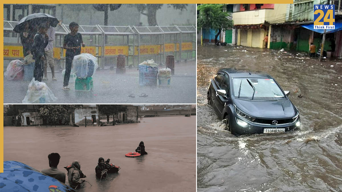 IMD Weather Update: Heavy Rain Across 20+ States, Orange Alert Issued For Gujarat And Rajasthan – Check Forecast