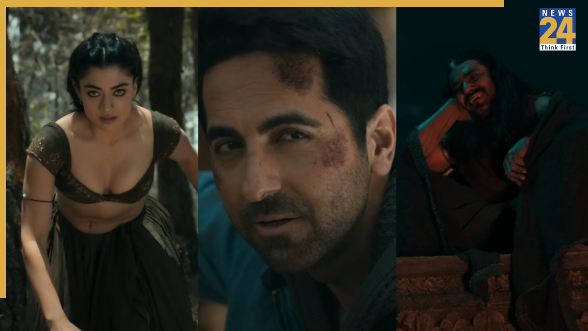 Thama Teaser Out: Ayushmann Khurrana & Rashmika Mandanna Starrer Promises A Bloody Love Story With A Horror Twist