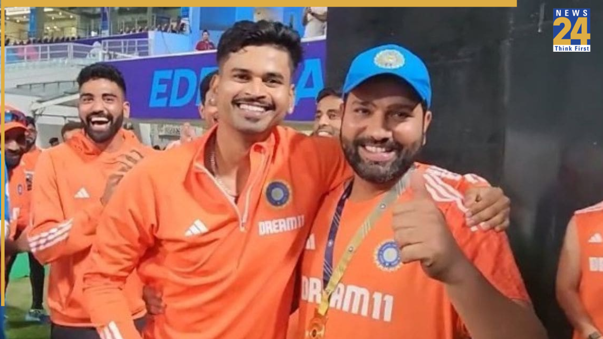 Shreyas Iyer and Rohit Sharma