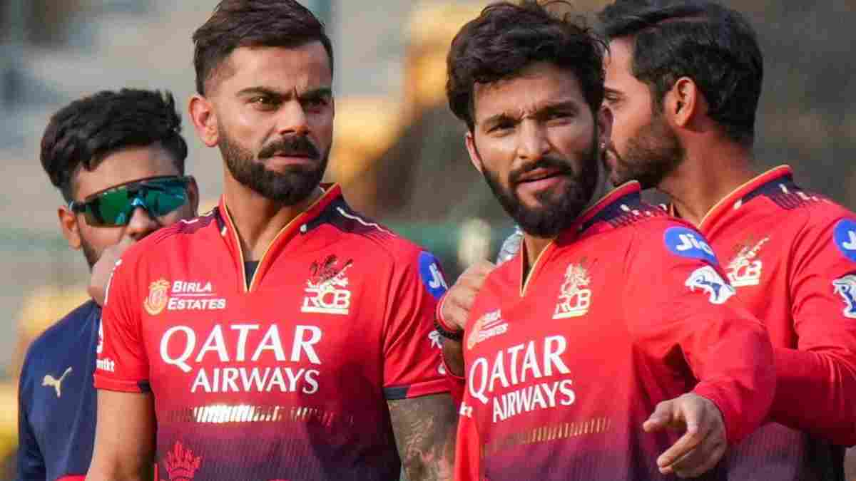 Virat Kohli with Rajat Patidar