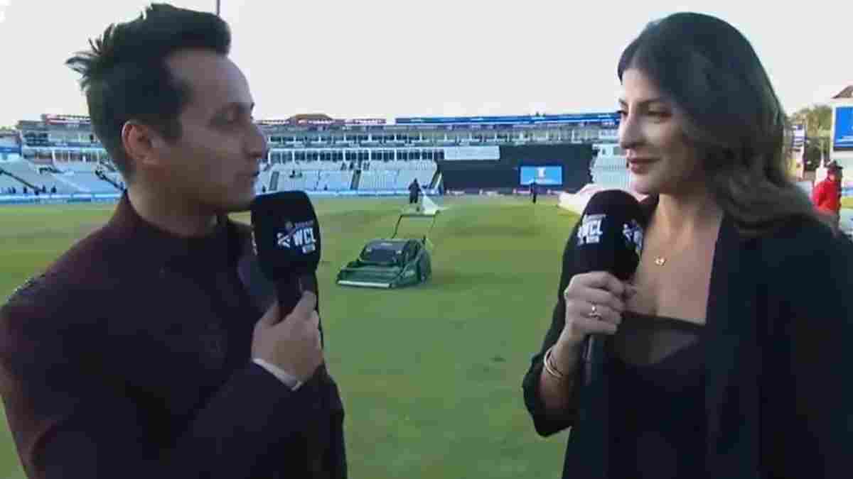 WCL owner with presenter Karishma Kotak