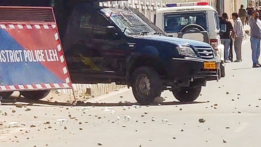 Ladakh violence: Lt Governor declares curfew in Leh, says 'mob even tried to burn CRPF men'