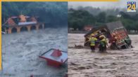 Dehradun Cloudburst: Floodwaters Swell Rivers, Causing Widespread Damage Till Rishikesh - Watch Shocking Videos!