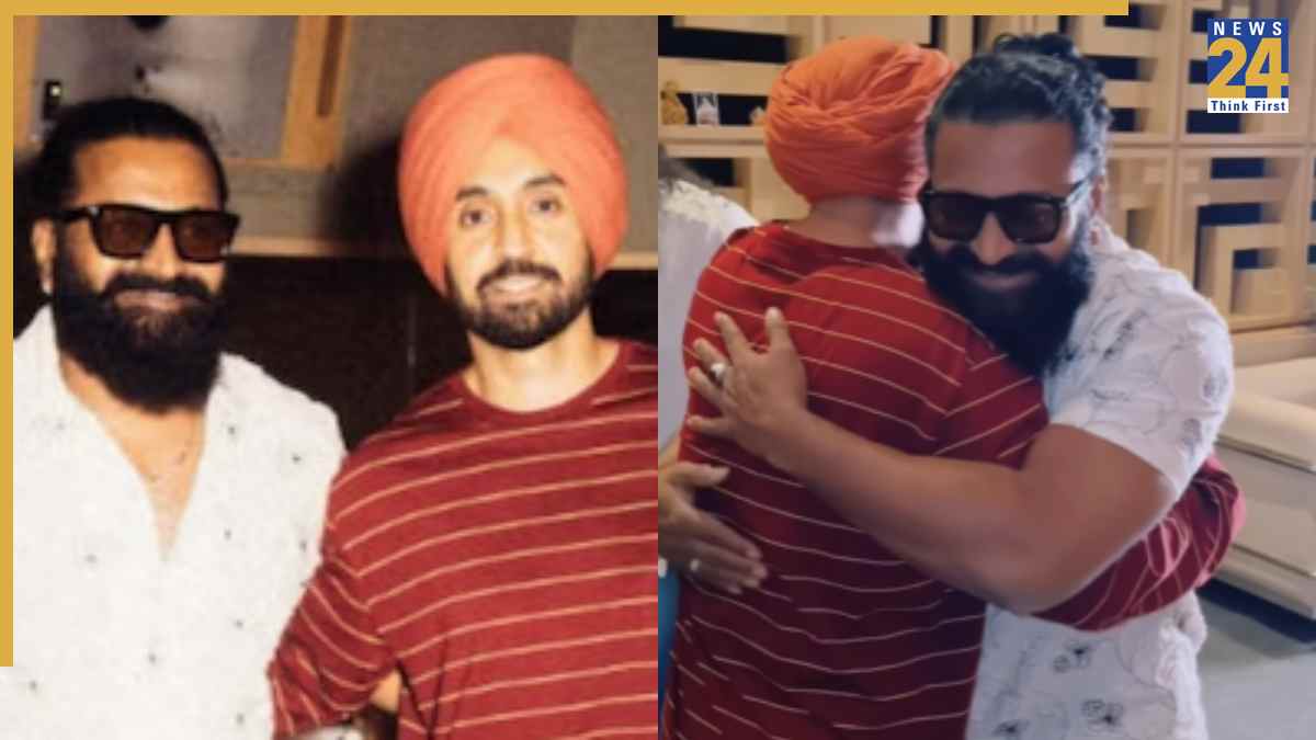 Diljit Dosanjh records song for Rishab Shetty’s Kantara: Chapter 1, fans call it a ‘North-South legends meet’