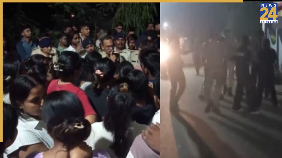 Bihar Nalanda Engineering College Student Death Bihar: Students at Nalanda Engineering College protest girl Student's Death