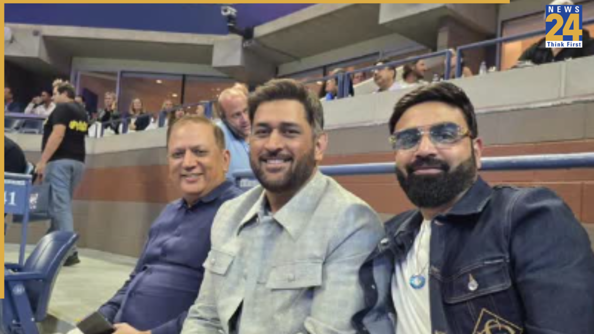 MS Dhoni at US Open 2025