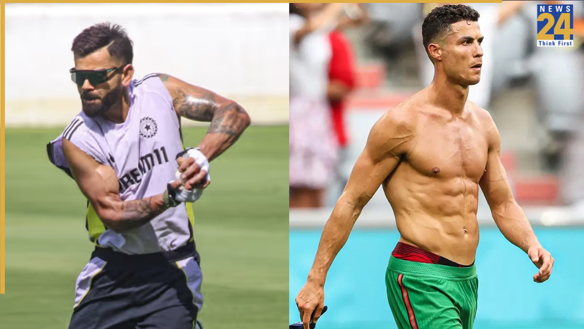 Virat Kohli and Cristiano Ronaldo