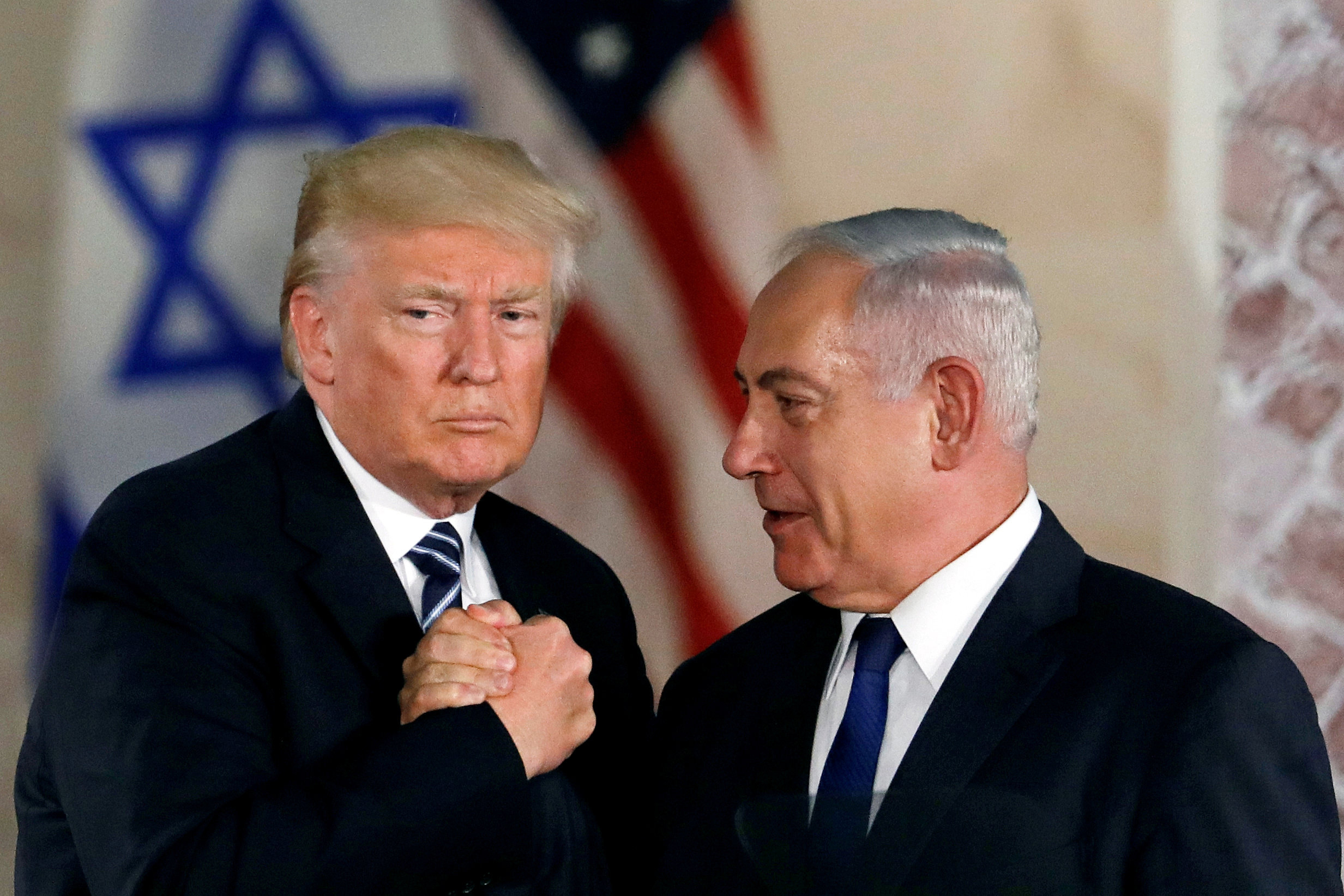 U.S. President Donald Trump and Israeli Prime Minister Benjamin Netanyahu U.S. President Donald Trump and Israeli Prime Minister Benjamin Netanyahu