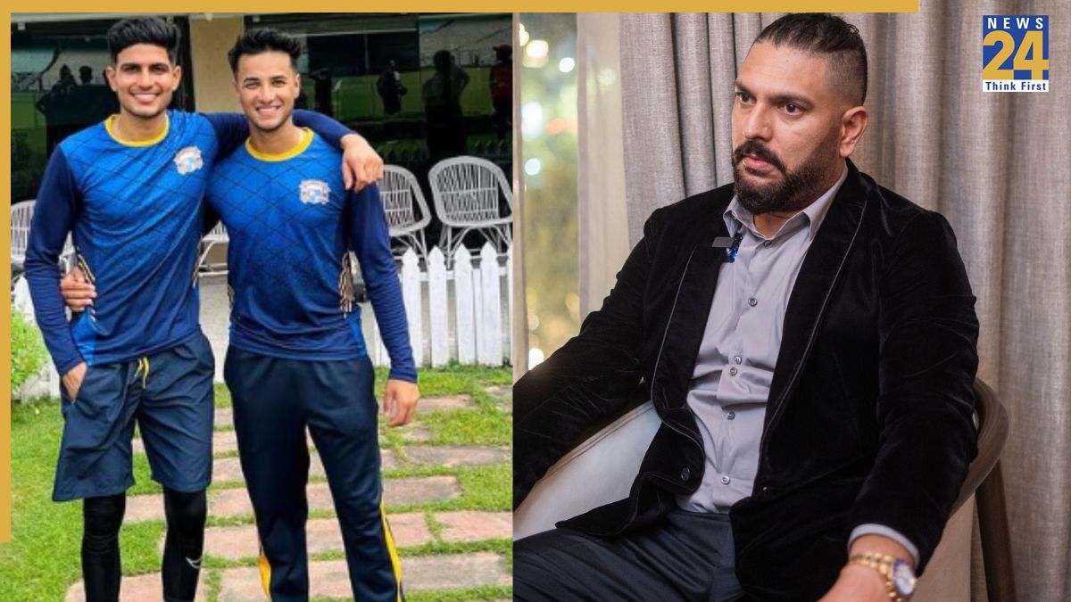 Yuvraj Singh gives special advice to Shubman Gill and Abhishek Sharma Yuvraj Singh gives special advice to Shubman Gill and Abhishek Sharma