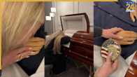 Erika Kirk shares final moments with Charlie, holds slain husband’s arms, kisses him in tearful farewell