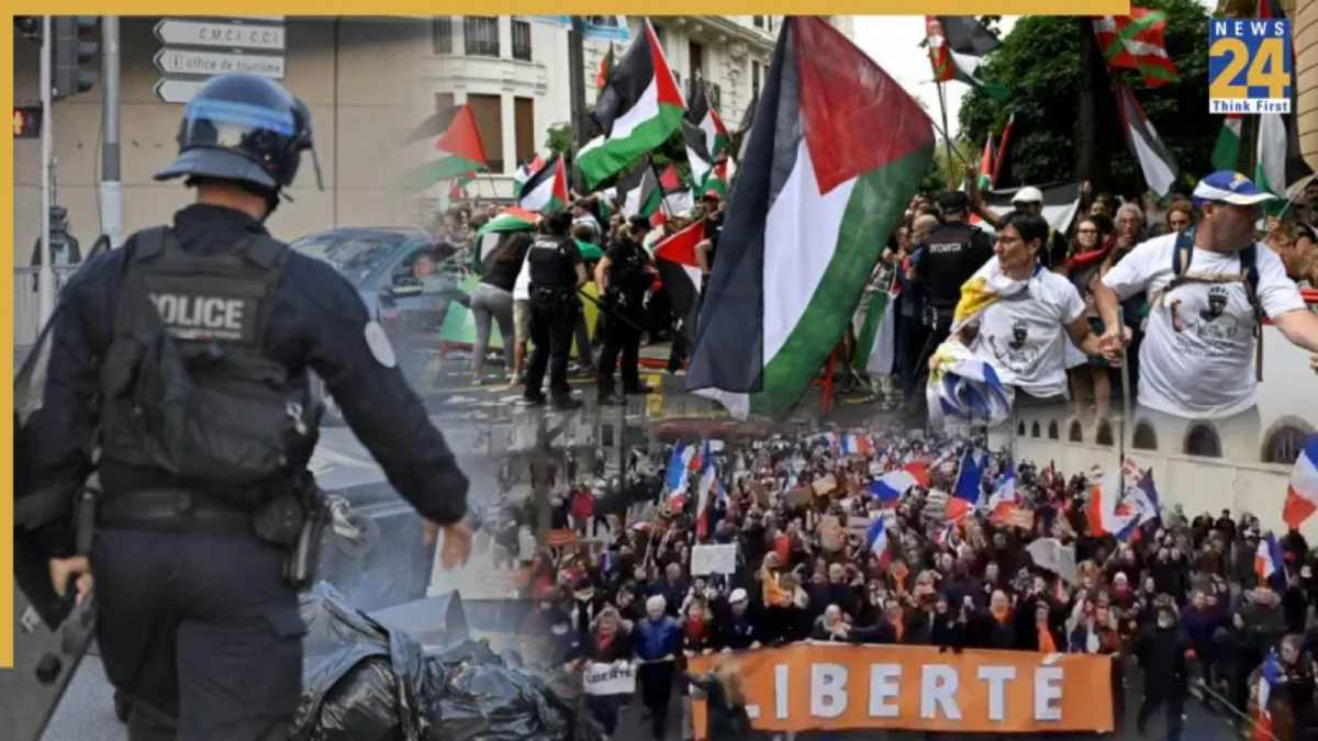 France Protests France Protests: Bus Torched, Over 200 Arrested, Trains Blocked - What Triggered The Public Fury?