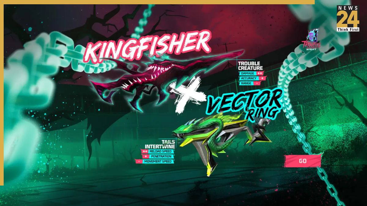 Garena Free Fire Max Redeem codes today September 21, 2025: Kingfisher Vector Ring Event - Get Trouble Creature, Wound Strokes