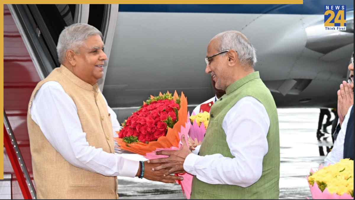 Former VP Jagdeep Dhankhar Congratulates CP Radhakrishnan On Vice Presidential Win - ‘Your Elevation Reflects...'