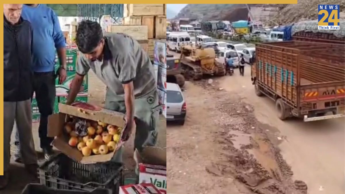 Apple Trucks In Kashmir