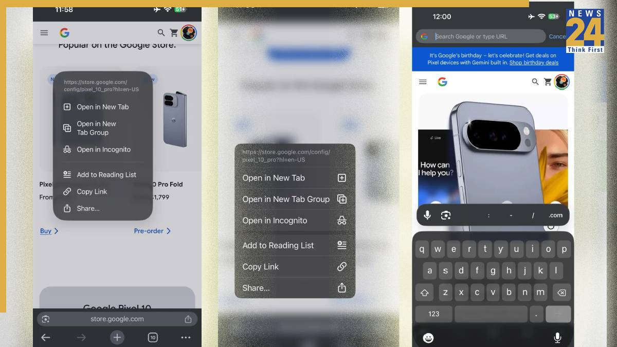 Google Chrome Liquid Glass Design