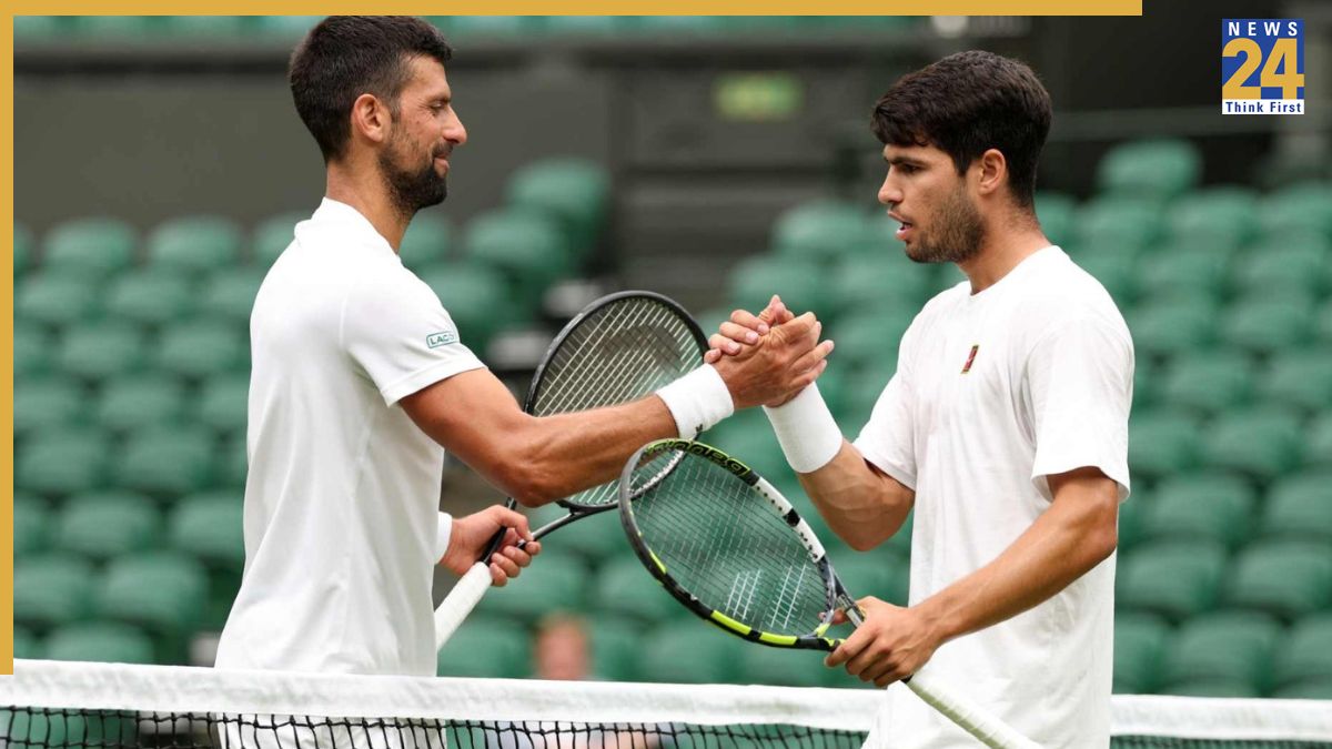 Novak Djokovic and Carlos Alcaraz