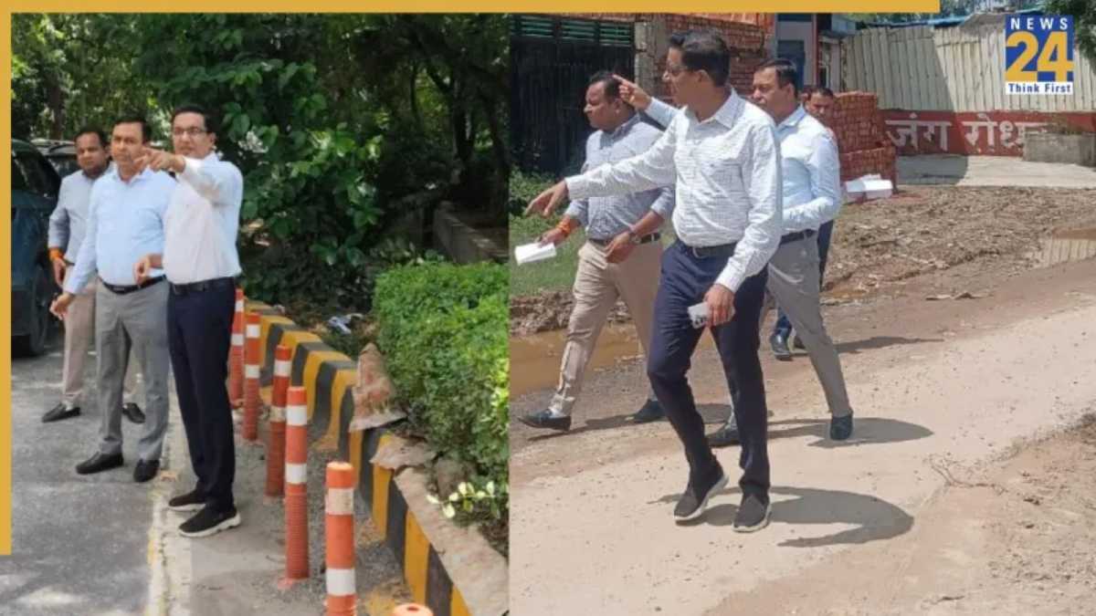 Noida Authority CEO's Surprise Inspection Triggers Rapid Action! Roads, Bridges And Drainage Work To Be Fast-Tracked