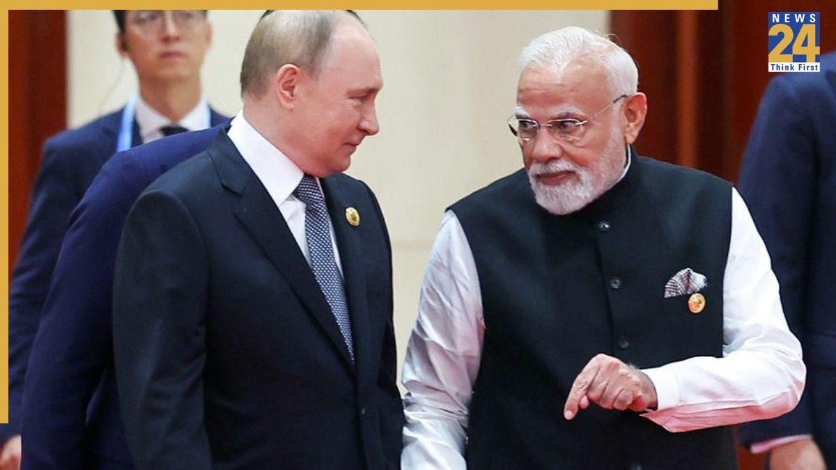 Russian President Vladimir Putin and PM Narendra Modi