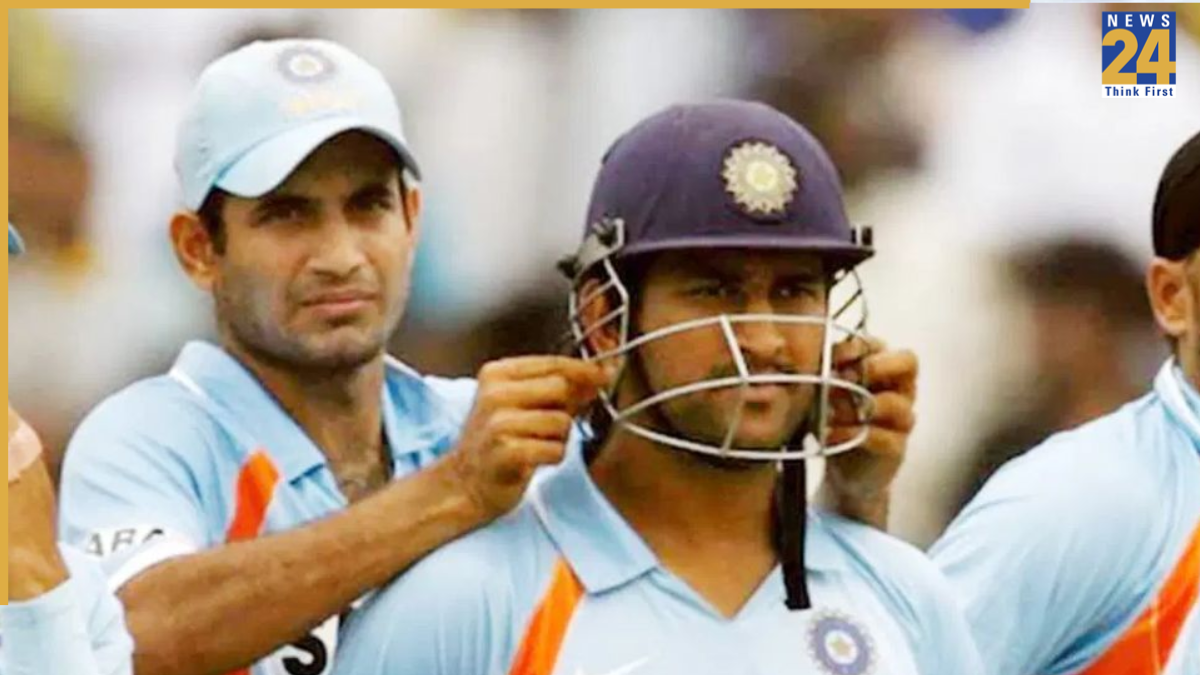 Irfan Pathan and MS Dhoni Irfan Pathan and MS Dhoni