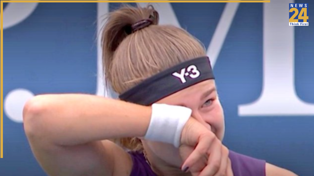 Karolina Muchova had a break down on court